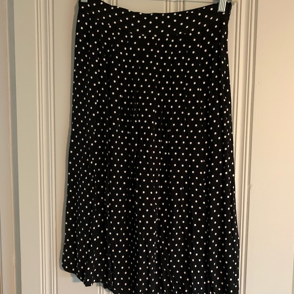 Sézane Alicia skirt Black polka dots - Picture 3 of 6